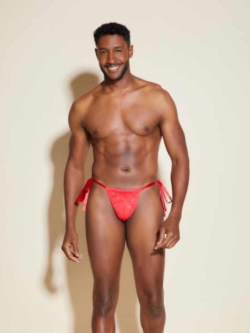 Cosabella Men's Sexy Red Side-Tie Bikini Briefs.